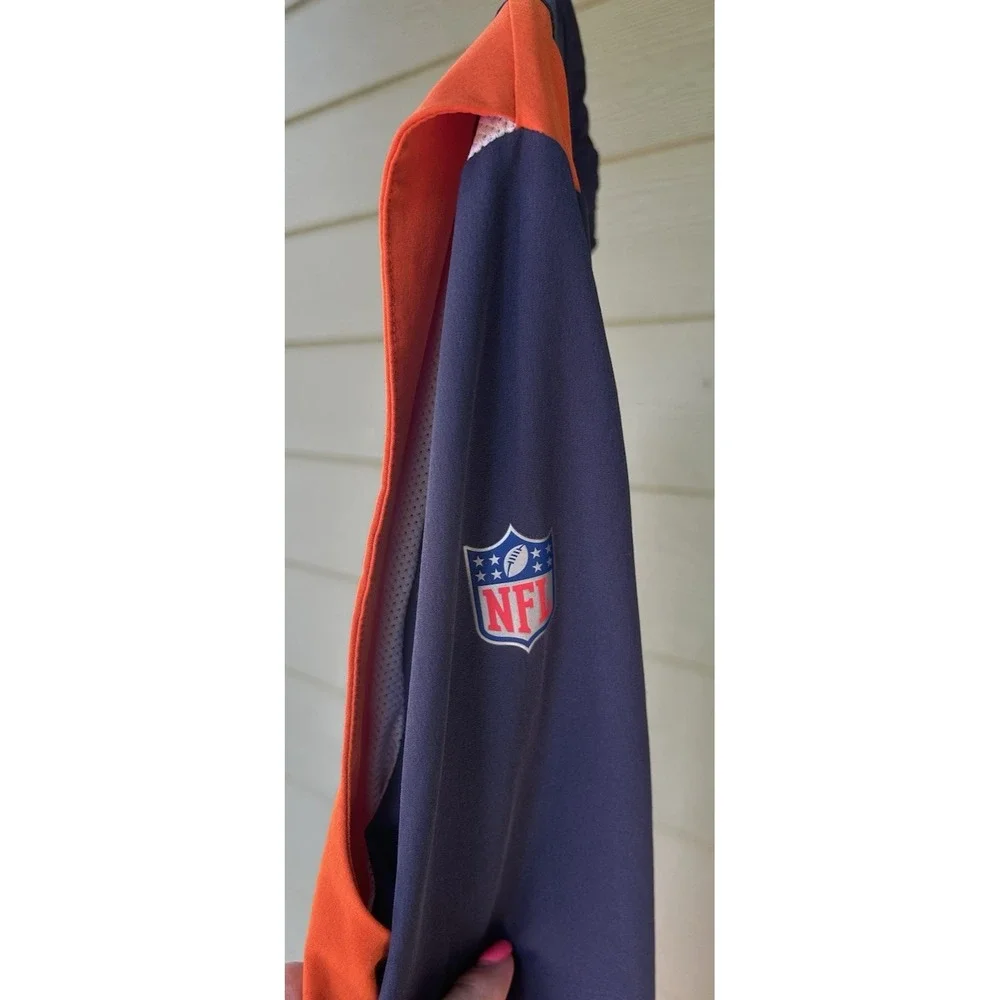 Chicago Bears Nike NFL 1/4 Pullover Zip Vented Athletic Size L